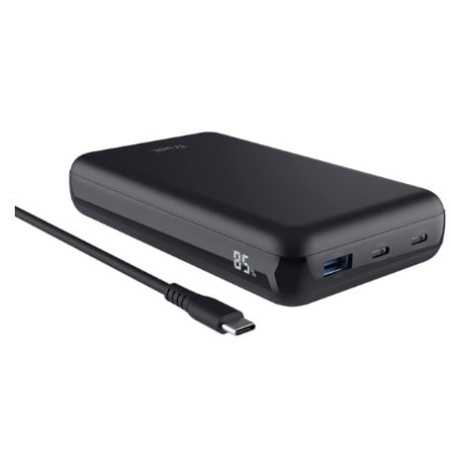Batteria portalile trust power bank 100w per notebook usb-c nero