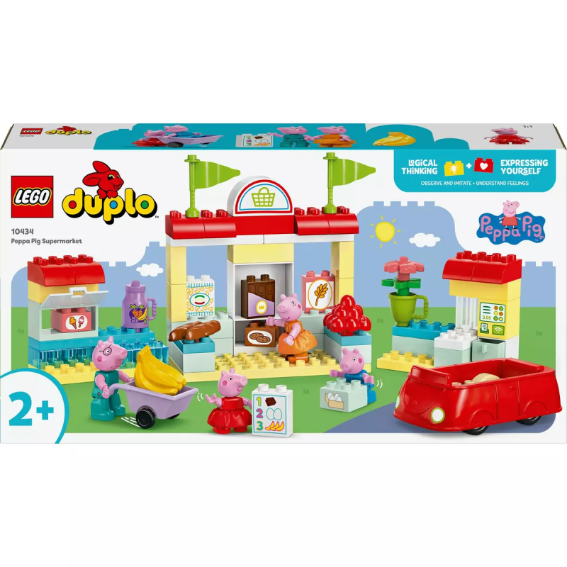 Lego duplo peppa pig supermercato multicolore 70pz [10434]