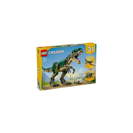 Lego creator il tyrannosaurus rex 3in1 multicolore 626pz [31151]