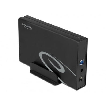 Box hard disk 3.5" delock usb 3.2 serial ata iii nero [42626]