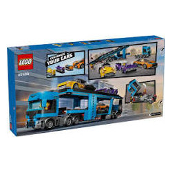 Lego city bisarca con vettura sportiva multicolore 998pz [60408]