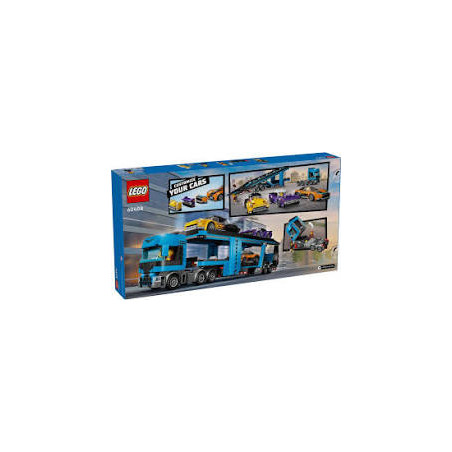 Lego city bisarca con vettura sportiva multicolore 998pz [60408]
