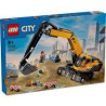 Lego city l'escavatore da cantiere giallo 633pz [60420]