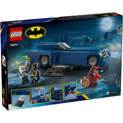 Lego dc batman in batmobile vs harley quinn e mr. freeze multicolore