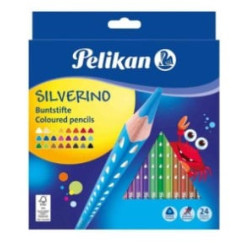 Matite colorata pelikan silverino 3mm multicolore 24pz [700665]