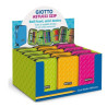 Astuccio giotto 3 zip collezione stilnovo colori neon assortiti 19.5x7.5x12.9cm