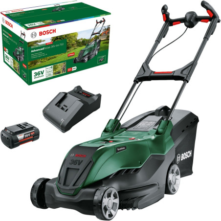Rasaerba bosch advancedrotak a batteria 36v 50l verde/nero [06008b9g00]