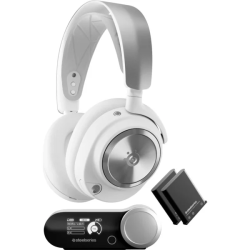 Cuffia steelseries arctis nova pro wirless per gaming 3.5mm bianco