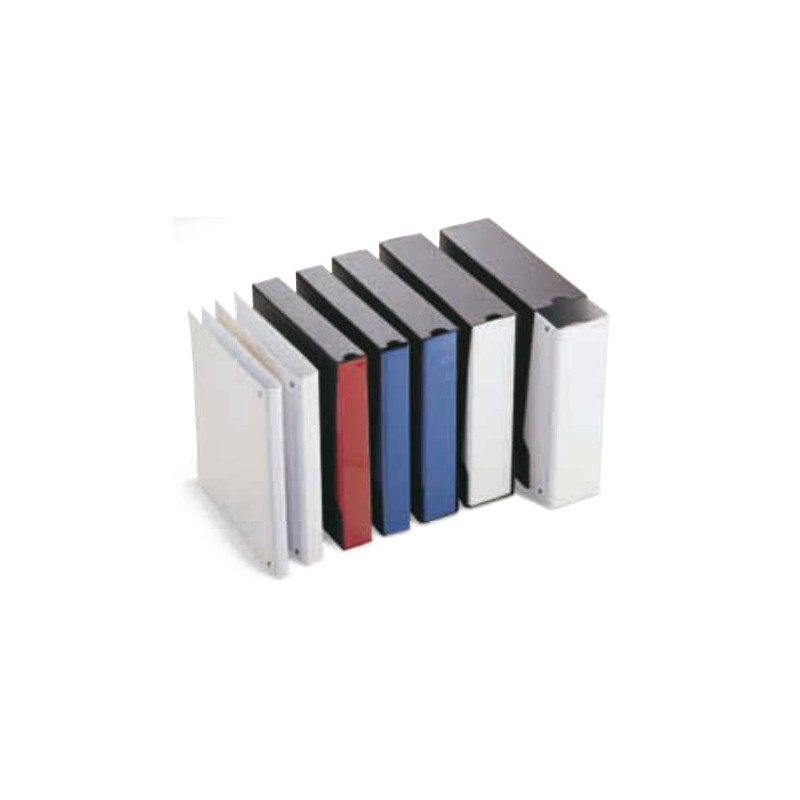 Raccoglitore ad anelli sei rota stelvio ti 40 a4 4d bianco 22x30cm