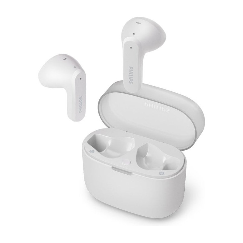 Auricolari philips tat2139wt/00 wireless/bluetooth bianco [tat2139wt/00]
