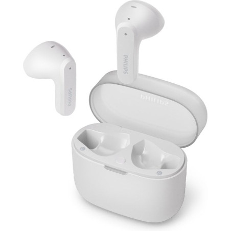 Auricolari philips tat2139wt/00 wireless/bluetooth bianco [tat2139wt/00]