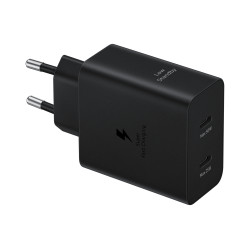 Alimentatore di rete samsung 50w duo ultra fast usb-c nero [ep-t5020xbegeu]