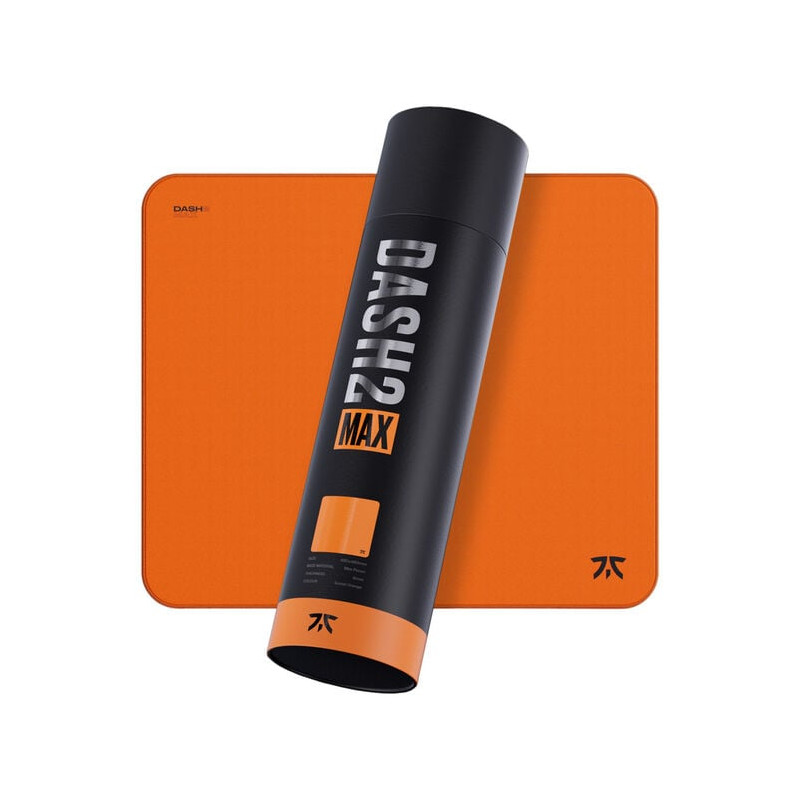 Tappetino per mouse fnatic dash2 max l 480x400x6mm arancia