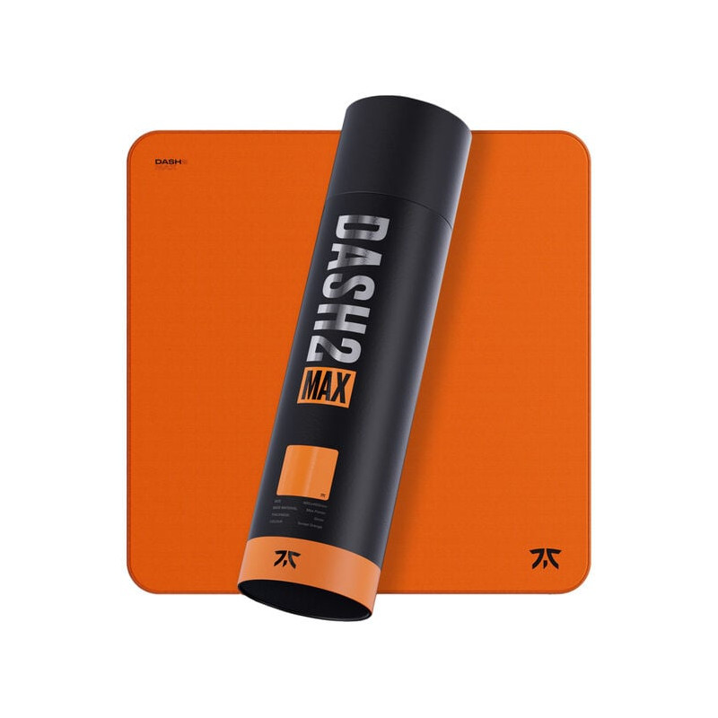 Tappetino per mouse fnatic dash2 max xl 480x480x6mm arancia