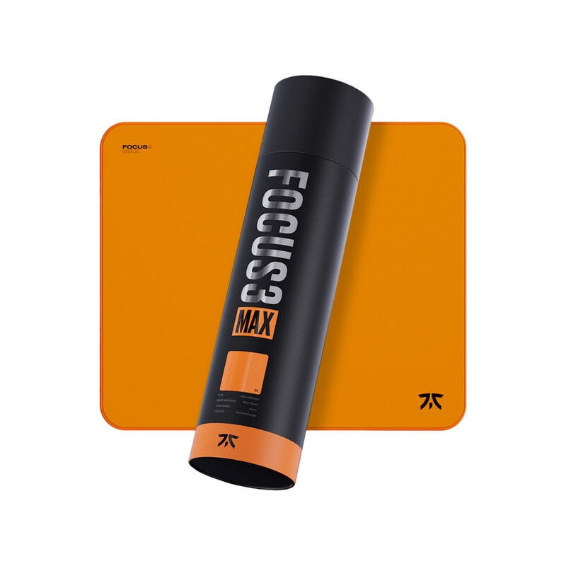 Tappetino per mouse fnatic focus3 max xl 480x480x6mm arancia