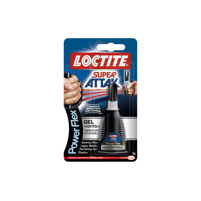 Colla superattak flex gel gr. 3 control loctite (pz 12) [loctite