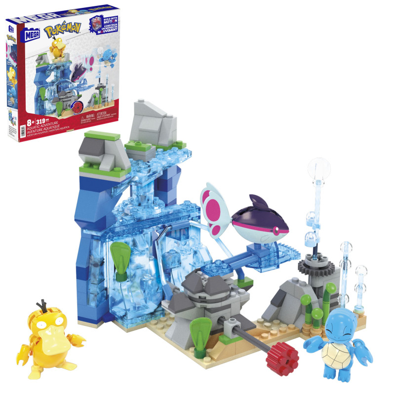 Mega bloks pokemon avventura acquatica multicolore 319pz [hxf79]