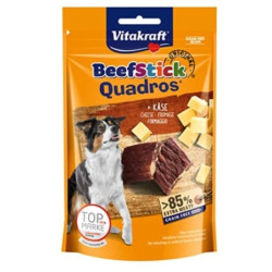 Snack per cani vitakraft beef stick quadros carne e formaggio 70g