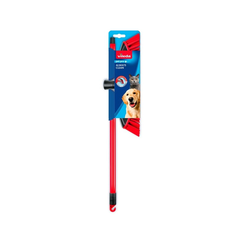 Scopa vileda pet pro always clean 174451 74cm rosso [174451]