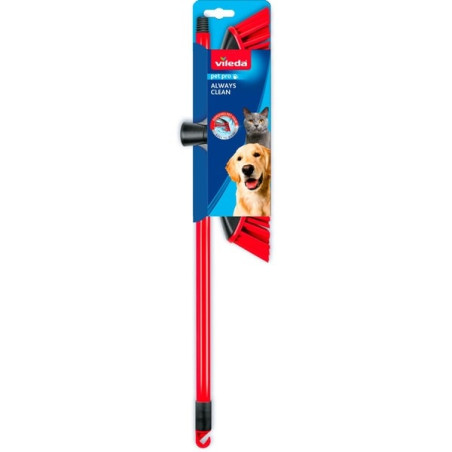Scopa vileda pet pro always clean 174451 74cm rosso [174451]
