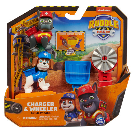 Set da gioco spinmaster rubble & crew charlie e benji multicolore