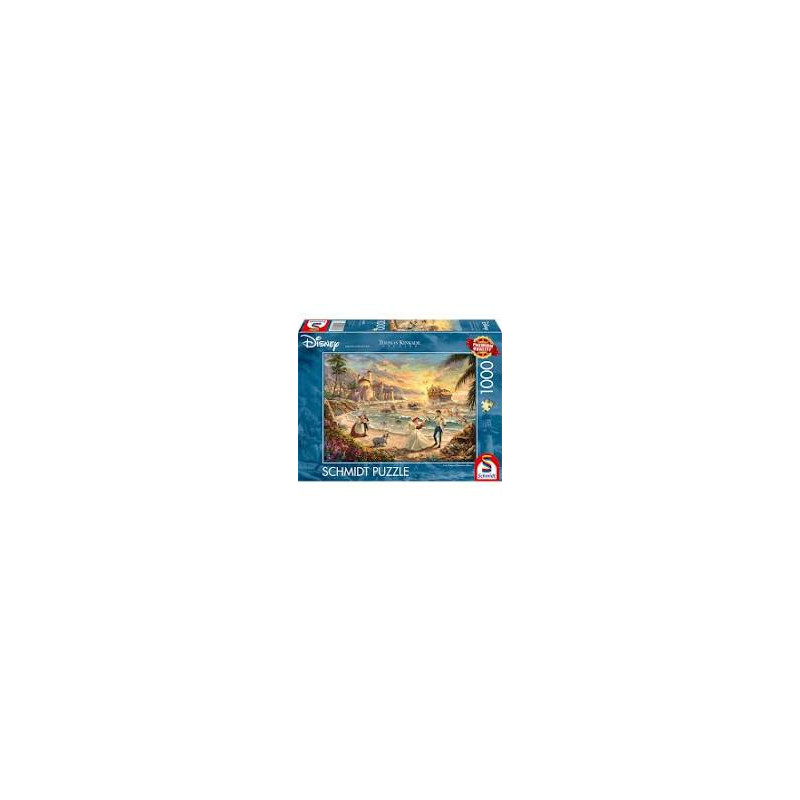Puzzle thomas kinkade studios: disney dreams collection la sirenetta