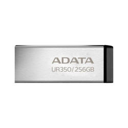 Pen drive 256gb adata ur350 usb-a 3.2 argento/nero [ur350-256g-rsr/bk]