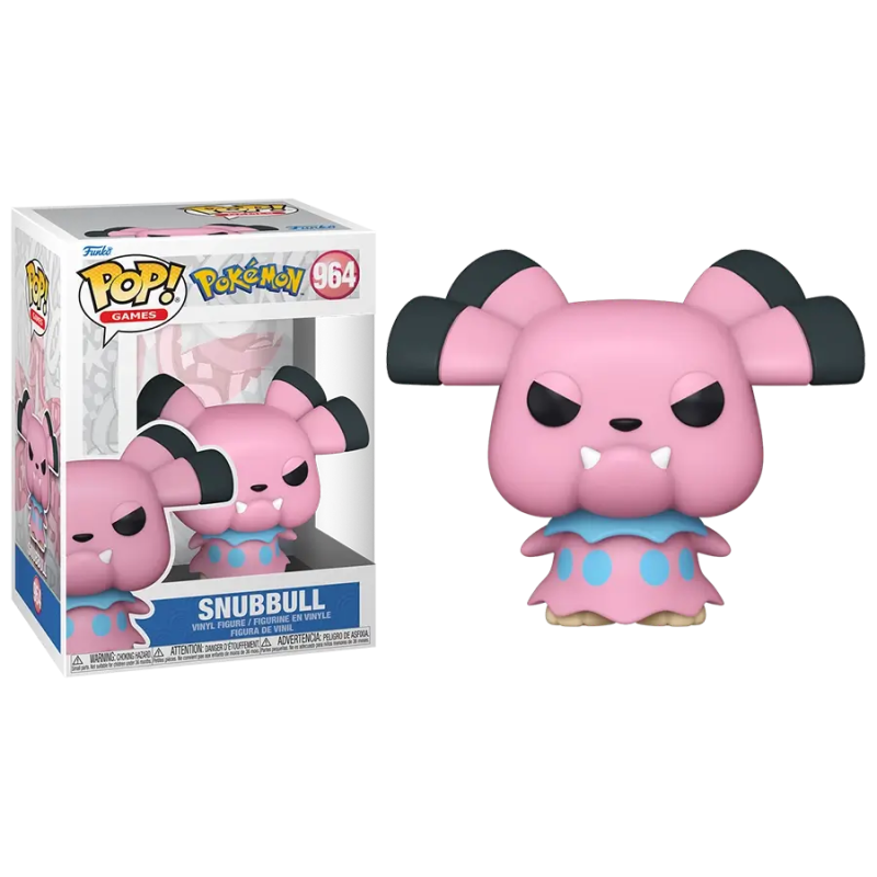 Figurine funko pop pokemon snubbull 964 multicolore