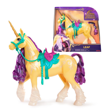 Animale per bambole spinmaster unicorn academy unicorno leaf multicolore