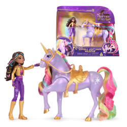 Set bambole spinmaster unicorn academy sophia e unicorno light magic