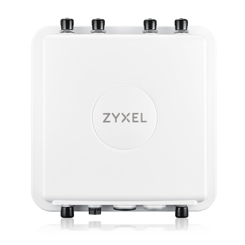 Access point zyxel wax655e per antenne esterne bianco [wax655e-eu0101f]