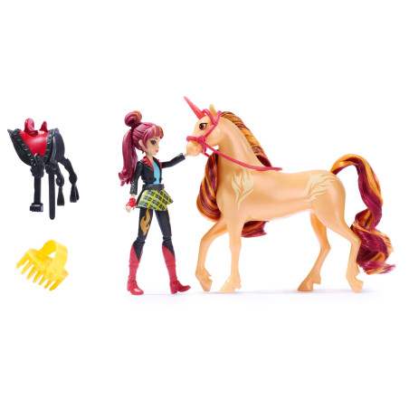 Set bambole spinmaster unicorn academy valentina e unicorno cinder