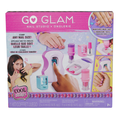 Giocattolo spinmaster cool maker go glam nail salon crafts multicolore