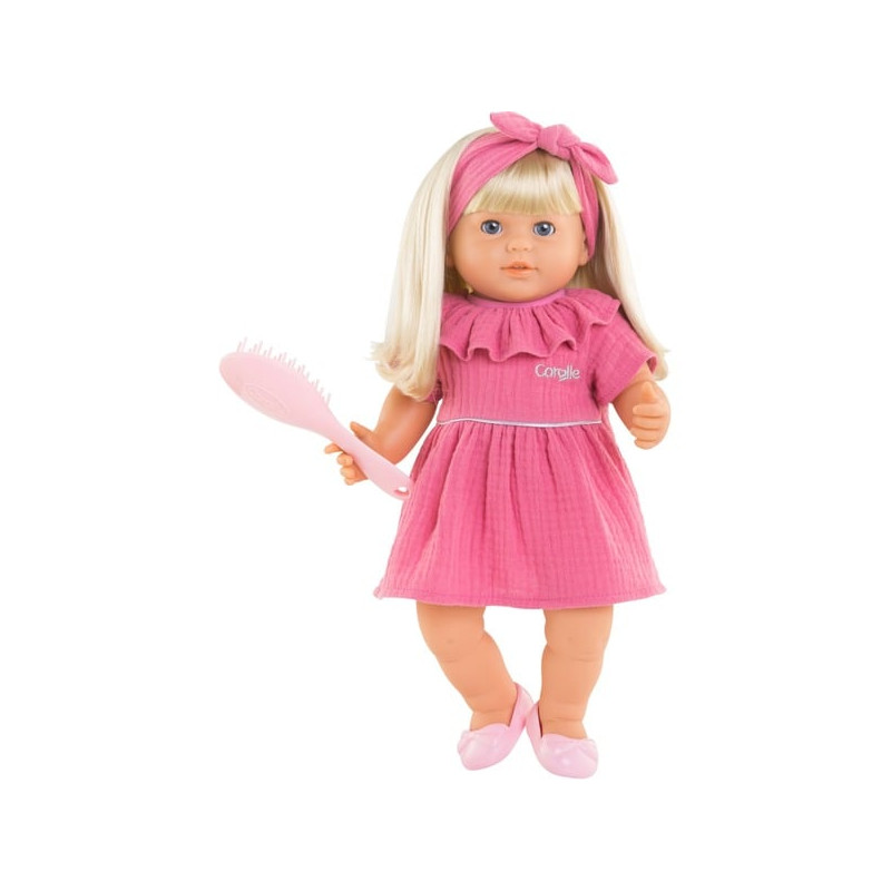 Bambola simba corolle mon grand poupon jade bionda 36cm rosa [9000130460]