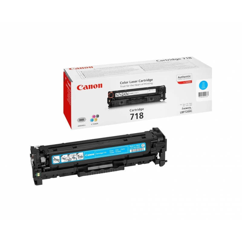 Toner canon 718 2900pagine ciano 1pz [2661b002]