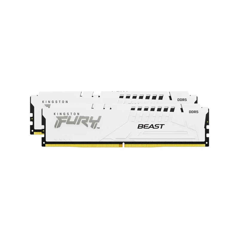 Ram dimm ddr5 2x16gb kingston 6000mhz 1.35v bianco [kf560c30bwek2-32]