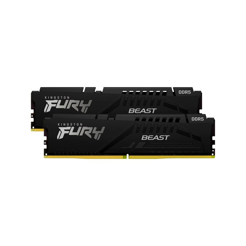 Ram dimm ddr5 2x16gb kingston 6800mhz cl34 1.4v nero [kf568c34bbek2-32]