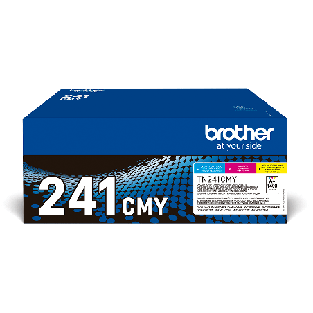 Toner brother tn241cmy 1400pagine multicolore 3pz [tn241cmy]