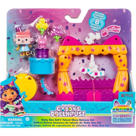 Spinmaster gabby's dollhouse baby box talent contest balcone
