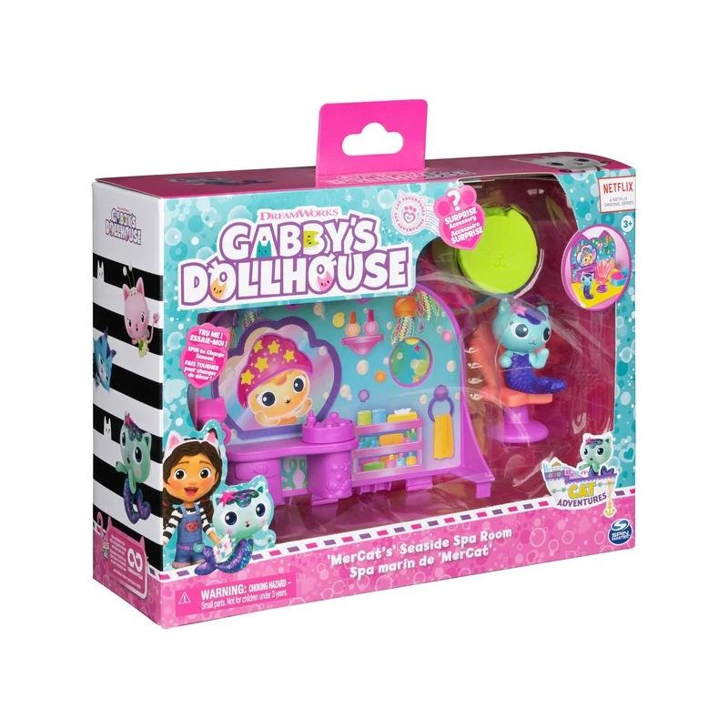 Set da gioco playset deluxe la spa gabby/la casa magica multicolore