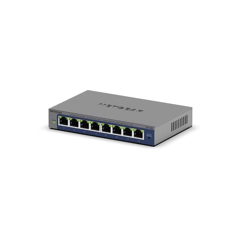 Switch netgear gs108e-400eus 8 porte gigabit ethernet 10/100/1000