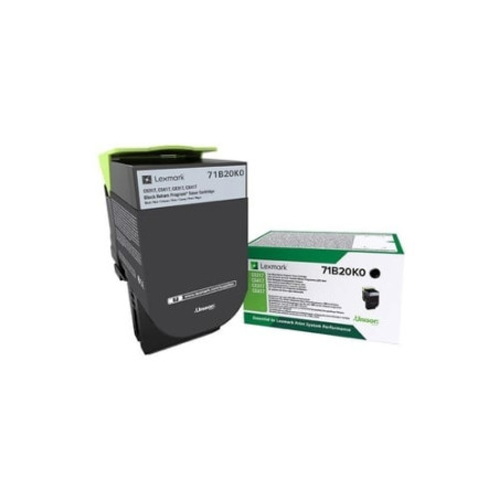 Toner lexmark 71b20k0 3000pagine nero 1pz [71b20k0]