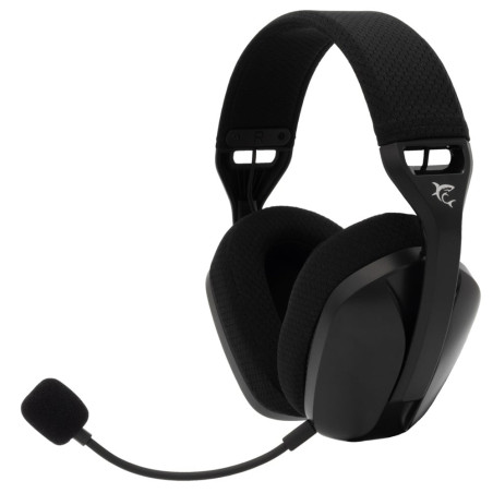 Cuffie white shark wireless/bluetooth per gaming con microfono nero