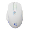 Mouse white shark gareth ottico gaming led rgb usb ambidestro 6400dpi