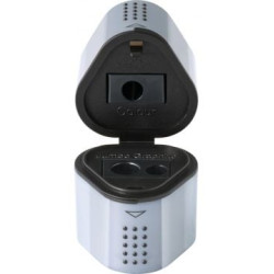 Temperamatite faber-castell grip2001 a 3 fori argento [183897]