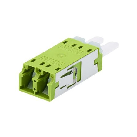 Adattatore accoppiatore wp europe lc-duplex senza bordo mm verde