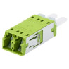 Adattatore accoppiatore wp europe lc-duplex senza bordo mm verde