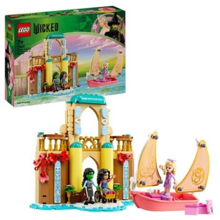 Lego glinda elphaba e nessarose alla shiz university multicolore