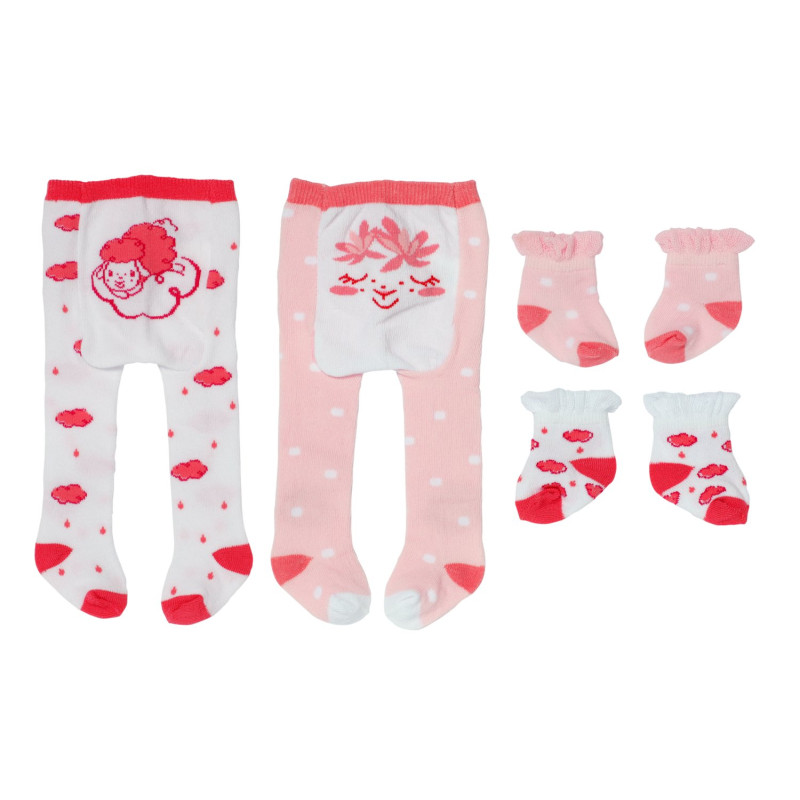 Accessori per bambole zapf creation collant/calzini per baby annabell