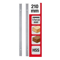 Lame da pialla einhell hss 204mm argento 2pz [49568602]